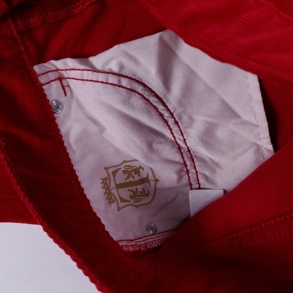 TALBOTS Heritage Red Corduroy Size 10 - Picture 2 of 14